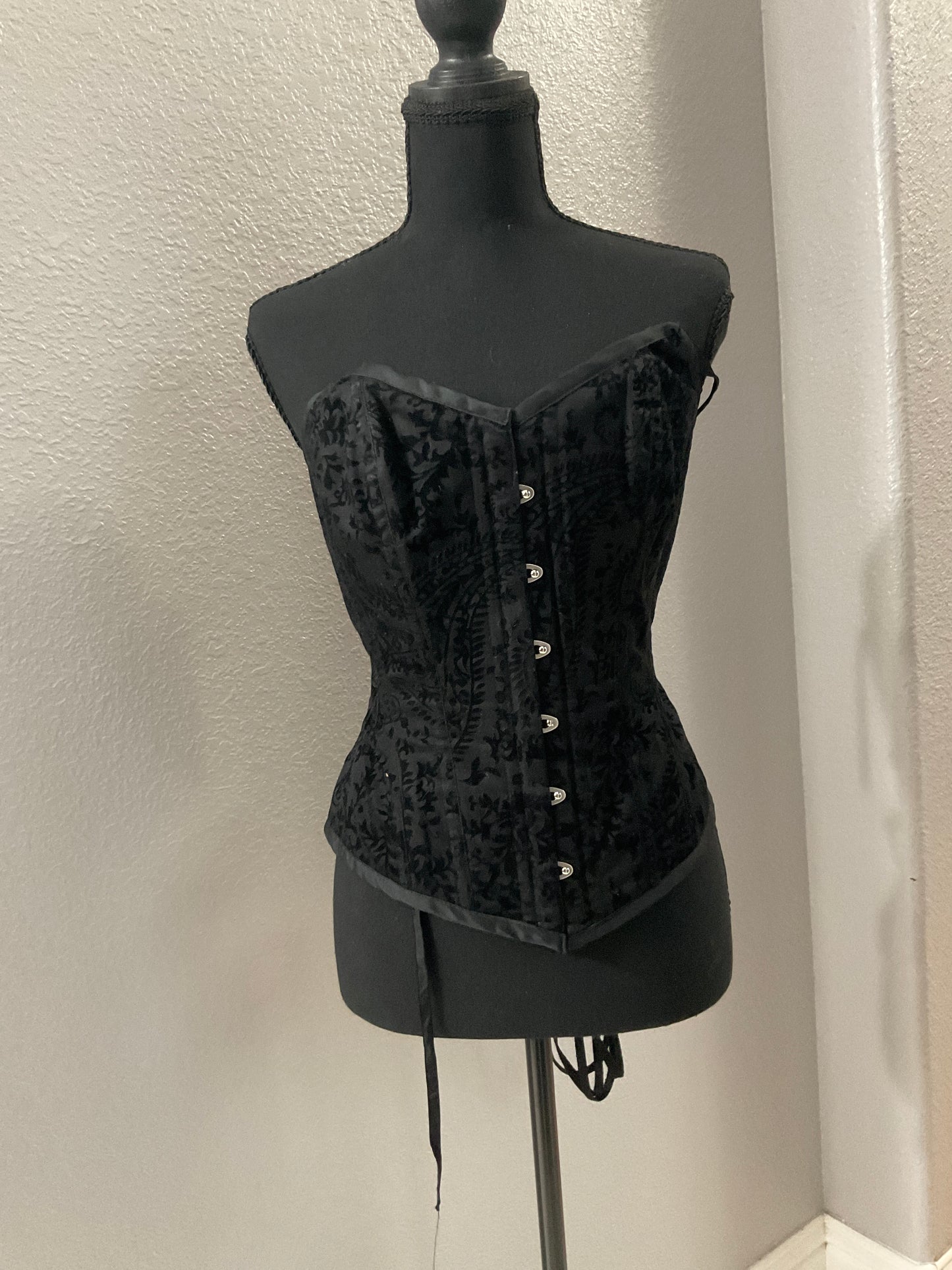 Black Corset Size S/M