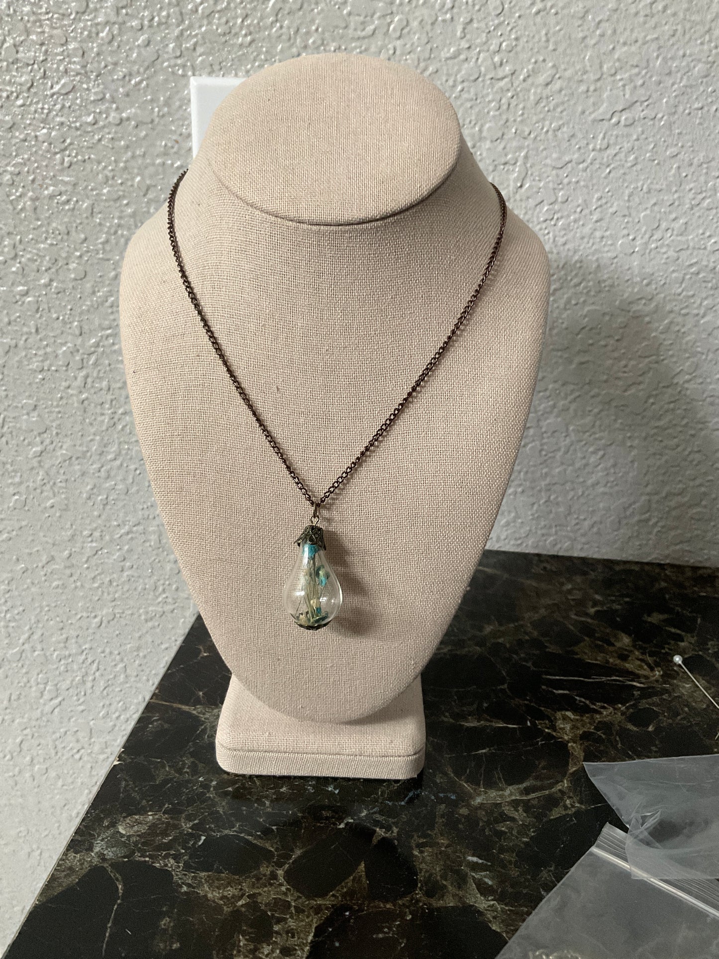 Bronze Fairy Vial Necklace