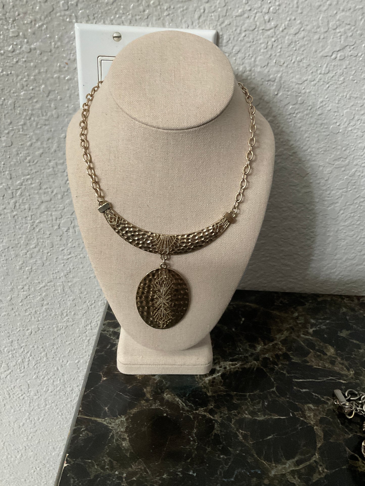 Gold Medallion Necklace