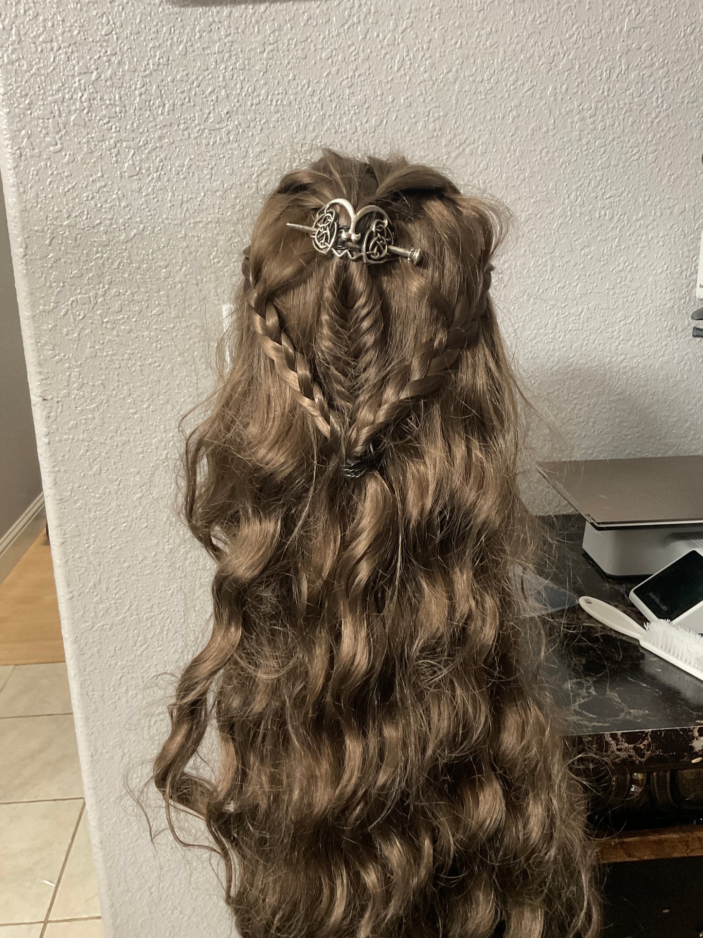 Brown Braided Wig