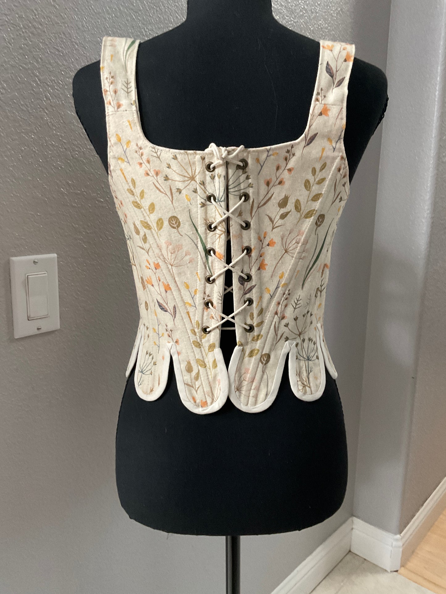 Of Witches and Bards Linen Stays Size S/M