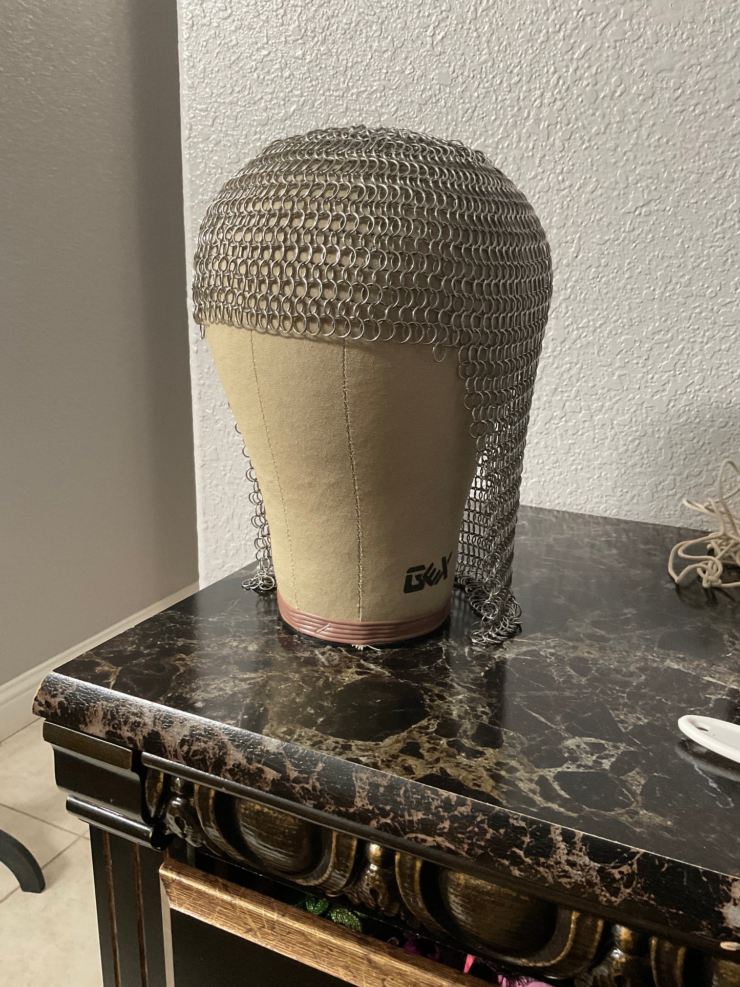 Silver Chainmail Coif