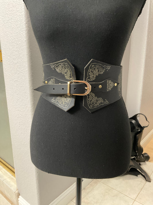 Black Leather Belt