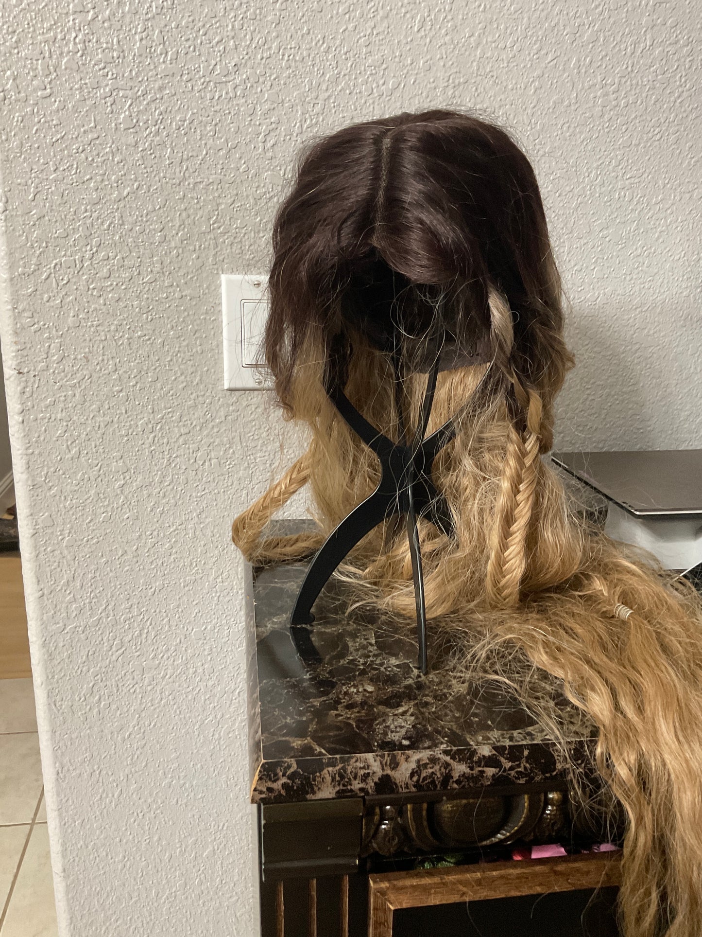 Brown & Blonde Long Wig