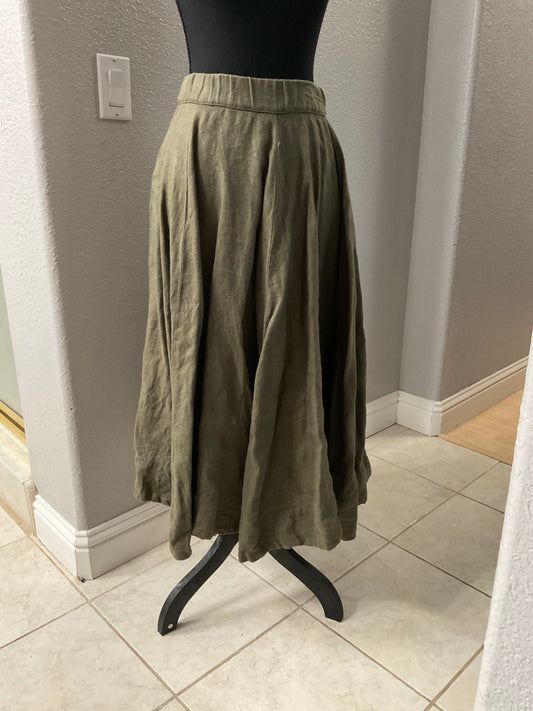 Son de Flor Mossy Green Skirt Size S