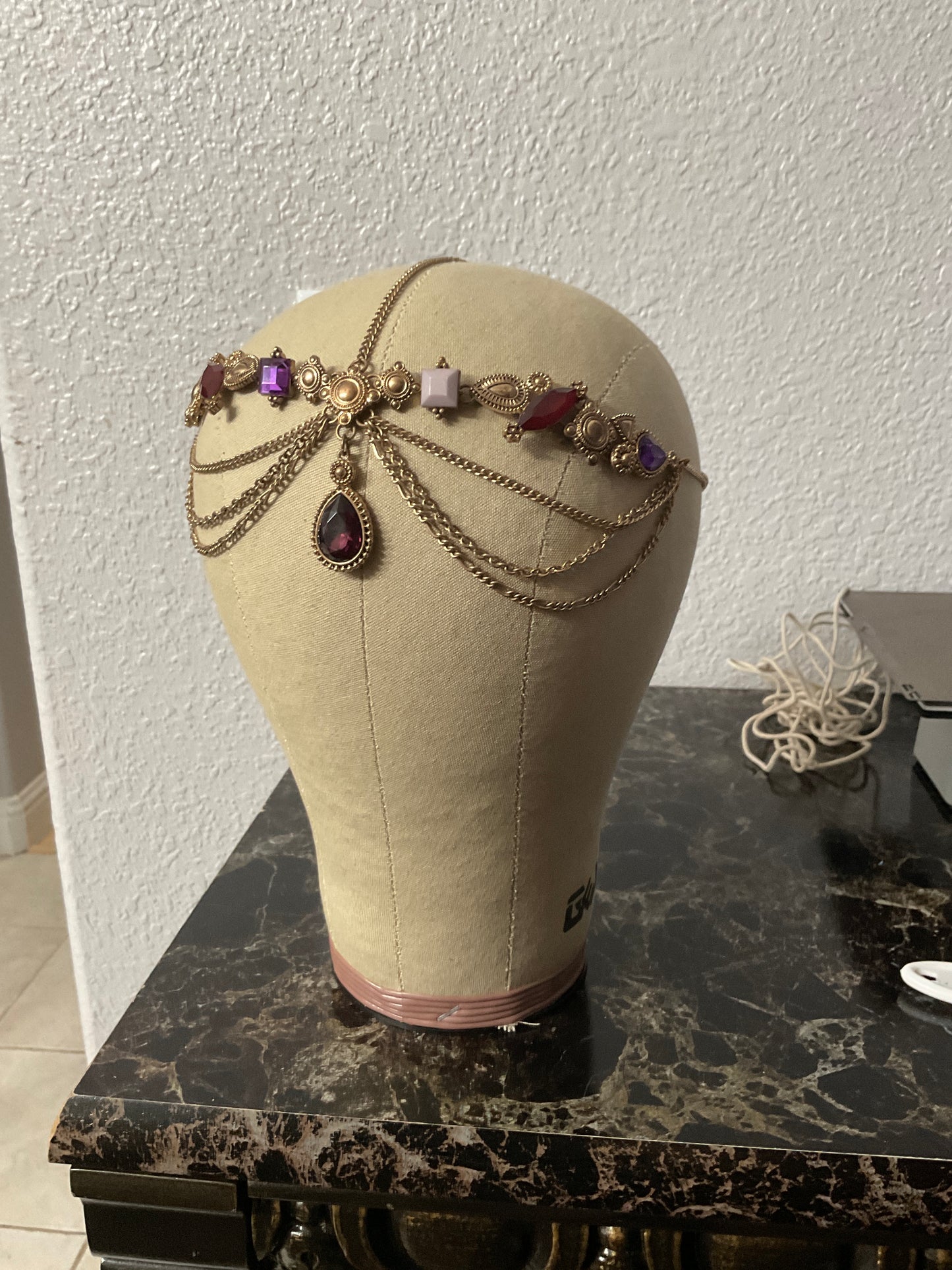 Gold Chain Head piece