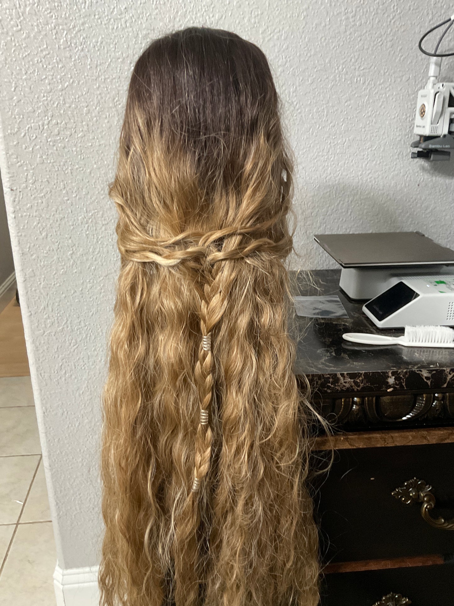 Brown & Blonde Long Wig