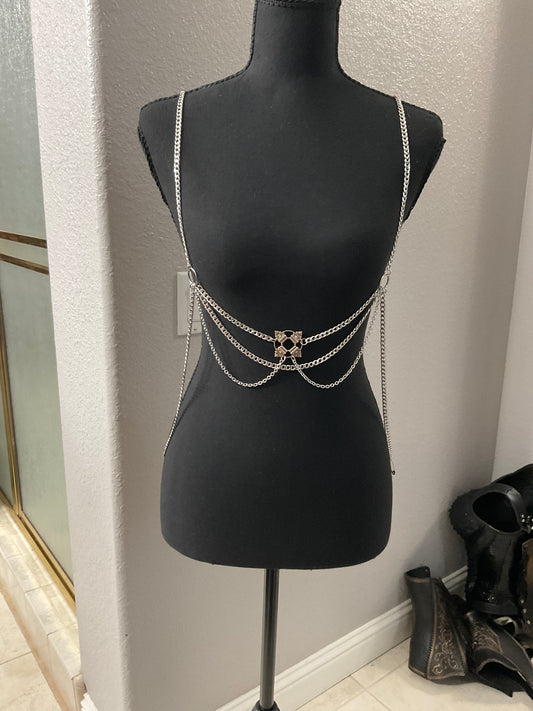 Silver Chain Harness