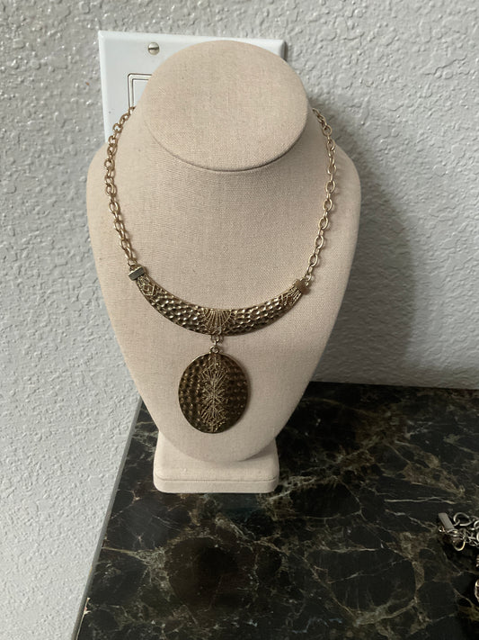 Gold Medallion Necklace
