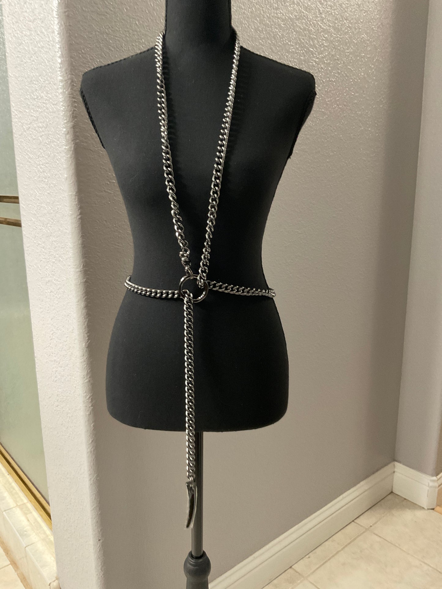 Large Gunmetal Chain