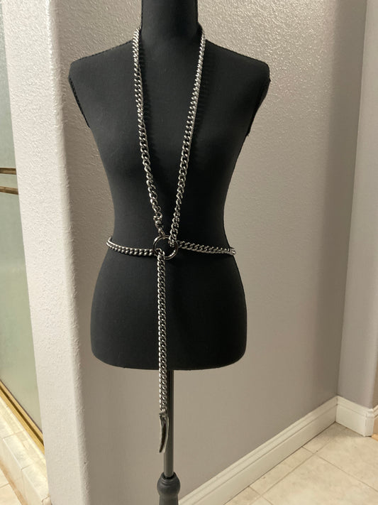 Large Gunmetal Chain