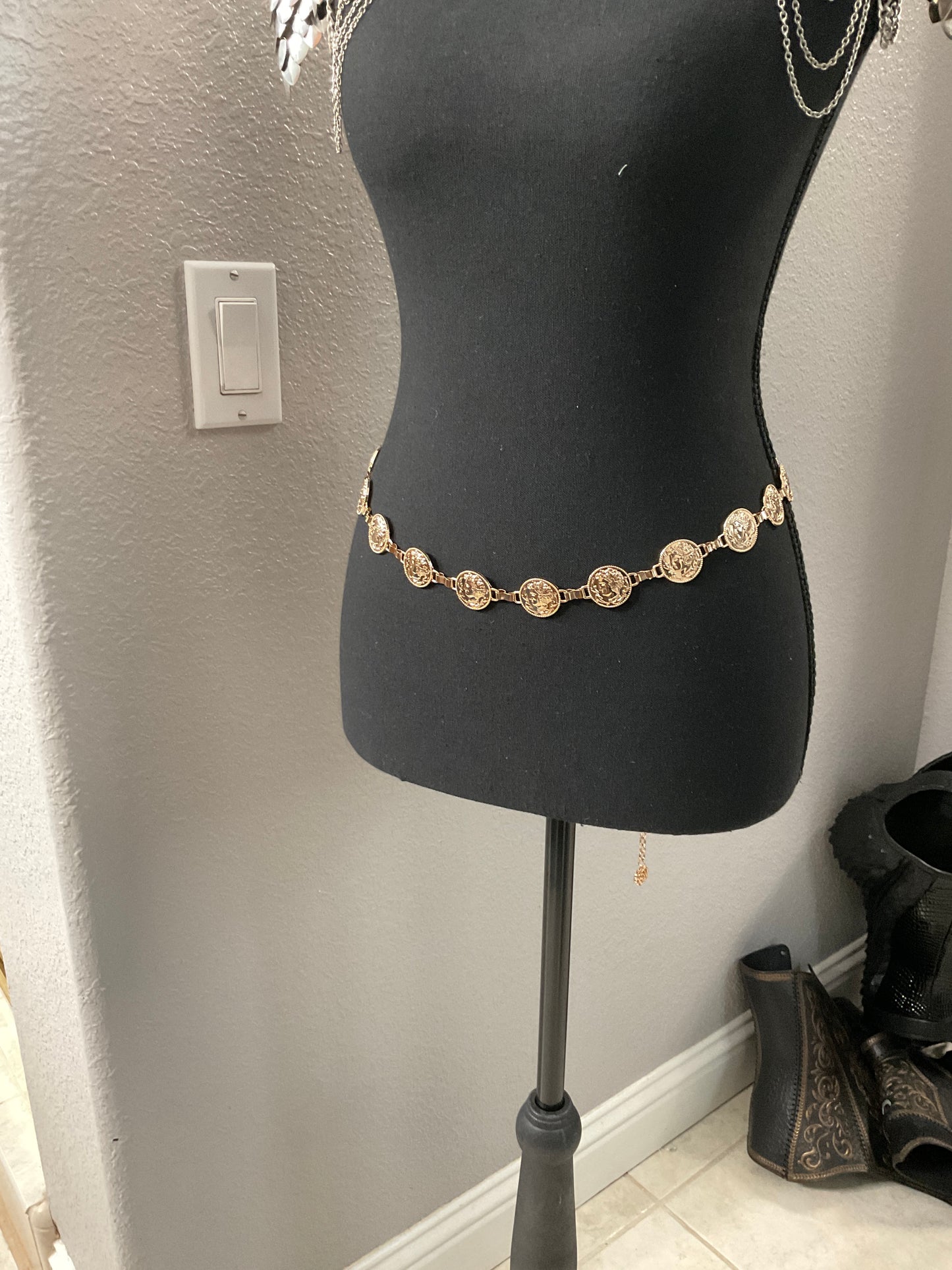 Gold Medallion Belt