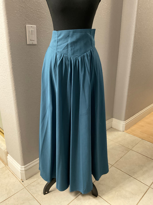 Scarlet Darkness Teal Blue Skirt Size S