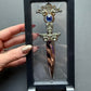 6” silver blue Enamel Replica