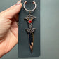 The Sorceress black keychain