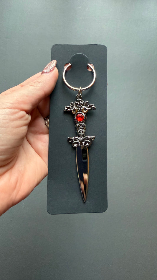 The Sorceress black keychain